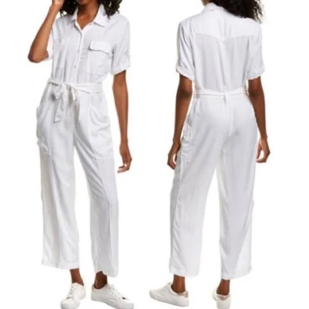 Young Fabulous and Broke Graylin Jumpsuit White XS